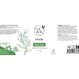 VISION & CIRCULATION OCULAIRE - Compexe dactifs pour apports en Zinc & vitamine B2-120 gélules - Cure 2 mois - Complément Al