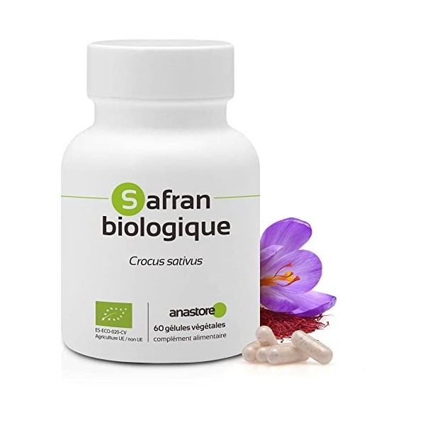 SAFRAN BIOLOGIQUE * L’or rouge * Issu de la province de Teruel Espagne * Qualité supérieure * Certifié par le Comité aragon