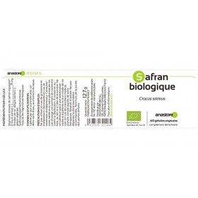 SAFRAN BIOLOGIQUE * L’or rouge * Issu de la province de Teruel Espagne * Qualité supérieure * Certifié par le Comité aragon