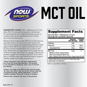 Now Foods MCT Huile&nbsp;–&nbsp;32&nbsp;G Lot de 3