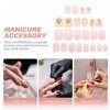 FRCOLOR 24pcs Girl Manucure Patchs Decors Nail Decors Nail Diy Patchs Nail Art Décors