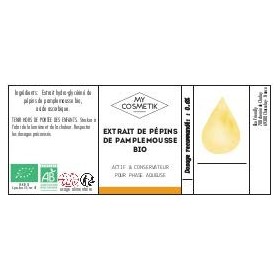 Extrait de Pepin de Pamplemousse EPP AB 100% Pur et Naturel - Actif cosmétique, conservateur et antioxydant - Concentré en 