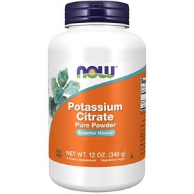 Now Foods, Potassium Citrate Citrate de Potassium , 340g de Poudre végétalienne, Testé en Laboratoire, Minéraux, Potassium, 
