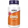 Now Foods, DMG Diméthylglycine , 125 mg, 100 Gélules végétaliennes, Testé en Laboratoire, Glycine, Sans Gluten, Sans Soja,