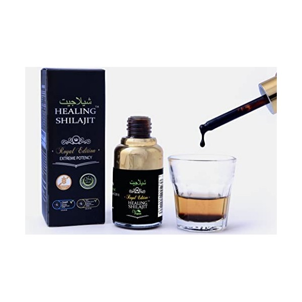 Himalayan Healing Intense Shilajit Drops - Royal Edition - 30ML - 3 Months Supply