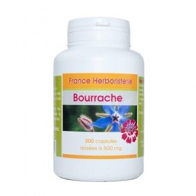 France Herboristerie Huile Bourrache 500 mg 200 Gélules