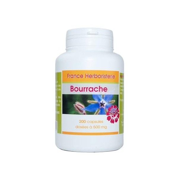 France Herboristerie Huile Bourrache 500 mg 200 Gélules