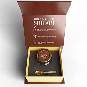 AOZA TAC – The Ayurveda Co. 100 % résine liquide brute Shilajit/Shilajeet, augmente la performance, limmunité, le métabolism