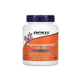 Now Foods Pycnogenol 60mg 50 gélules végétaliennes