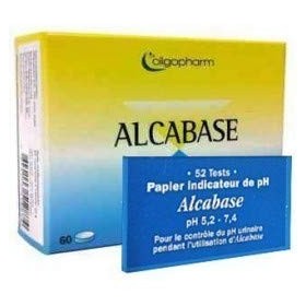 Pack Alcabase: Comprimés 60cp et Papier Indicateur PH
