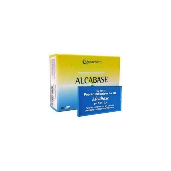 Pack Alcabase: Comprimés 60cp et Papier Indicateur PH