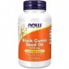 Now Foods, Black cumin Seed Oil Huile de Cumin Noir , 1.000mg, Hautement Dosé, 60 Capsules molles, Testé en Laboratoire, San