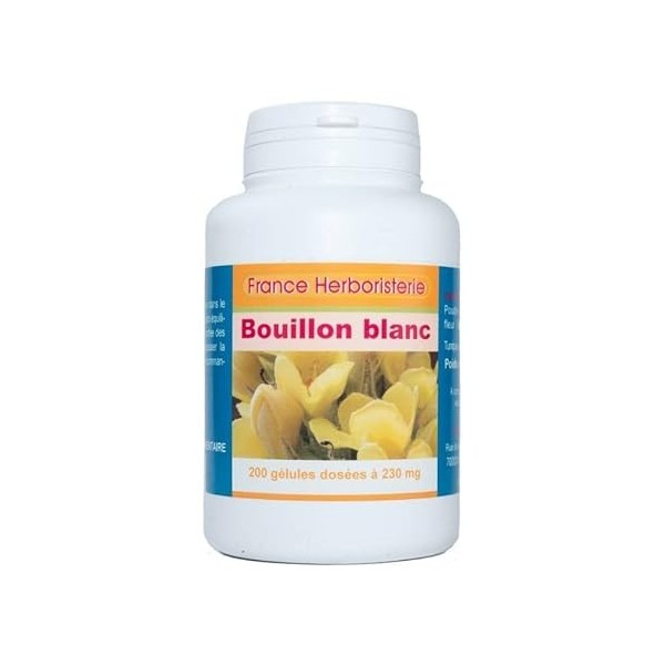 GELULES BOUILLON BLANC 200 gélules dosées à 230 mg