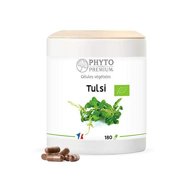 TULSI - Ocimum sanctum - 180 gélules 275 MG BIO 