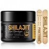 Shilajit, Pure Shilajit Resin 30g, Riche en Acide Fulvique et Oligo-éléments, Végétalien, Système Immunitaire et Booster de V