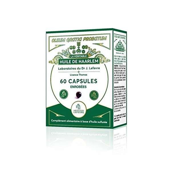 Huile de Haarlem 60 capsules Enrobées