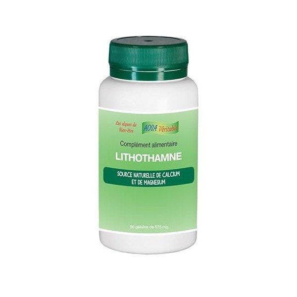 Lithothamne - 90 gélules - Source naturelle de calcium et de magnésium