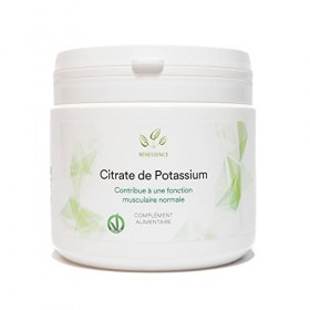 Benessence - Citrate Potassium en poudre soluble - Intégrateur Alimentaire - 500 gr