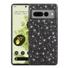 Miagon Glitter Coque pour Samsung Galaxy S23,Placage Cadre Paillette Brillant Paillette Très Mince Anti Choc Silicone Bumper 