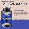 POTASSIUM - VITOLAMIN® - 180 Comprimés VÉGÉTARIENS - Contribue au fonctionnement normal des muscles et du système nerveux. Ci