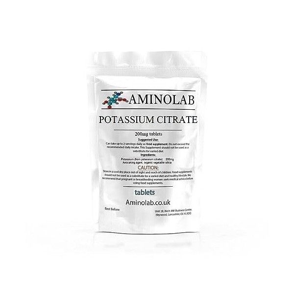 Aminolab - Citrate de Potassium 200mg 30 Comprimés