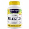 Healthy Origins, Natural Selenium, 200 mcg, 180 Comprimés végétaliens, Testé en Laboratoire, Sans Gluten, Sans Soja, Végétari