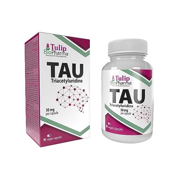 Tau triacétyluridine 50 mg 90 gélules végétaliennes, testées en laboratoire, supplément haute résistance