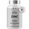 ZINC 15MG - 1 an d’Approvisionnement 365 Comprimés - Immunité, Cheveux, Peau, Ongles, Fonctions Cognitives - Complement alime