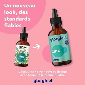 Zinc Gouttes 100ml - 10 Gouttes par Dose Quotidienne, Zinc Élément Pur, Soutient le Système Immunitaire, la Peau, Ongles et C