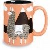 Wild Eye Designs Kitschn Glam Tasse 16 oz Llama, Coral by