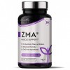 ZMA haute résistance - 120 capsules Végan - Zinc, magnésium et vitamine B6 - Contribue à la fonction musculaire normale, aux 