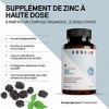 DESEJR Bisglycinate De Zinc - 365 comprimés 1 An , Soutient le Système Immunitaire, Renforce la Peau, les Cheveux, les Ongle