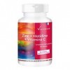 Zinc + Histidine + Vitamine C - haute dose - avec 300mg de Vitamine C & 10mg de Zinc - végétalien - 180 gélules - pour le sys