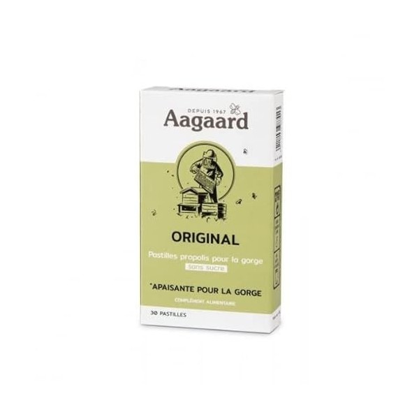 Aagaard - Propolentum + echinacéa + zinc - 30 pastilles - Gorge protégée