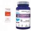 GRANIONS - LOT ZINC 15 mg et 22 VITAMINES, Minéraux, Plantes Immunité - Défenses immunitaires & Antioxydant - 150 µg dIODE 1