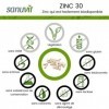 Sanuvit® - Zinc 30 mg par capsule | Dose élevée | Zinc à partir de picolinate de zinc | Haute biodisponibilité et tolérance |