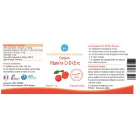 Complexe Vitamine C + D + Zinc