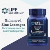 Life Extension, Enhanced Zinc Lozenges Comprimés à Sucer au Zinc , au Goût de Menthe, 30 Comprimés à Sucer végétaliens, Test