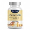 MSM Pur avec 99,9% de Méthylsulfonylméthane 365 Capsules , Soufre MSM Hautement Dosé 1600 mg par dose quotidienne , 100% Vé