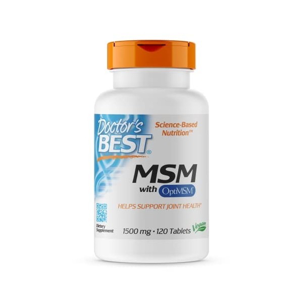 MSM with OptiMSM Vegan, 1500mg - 120 tabs