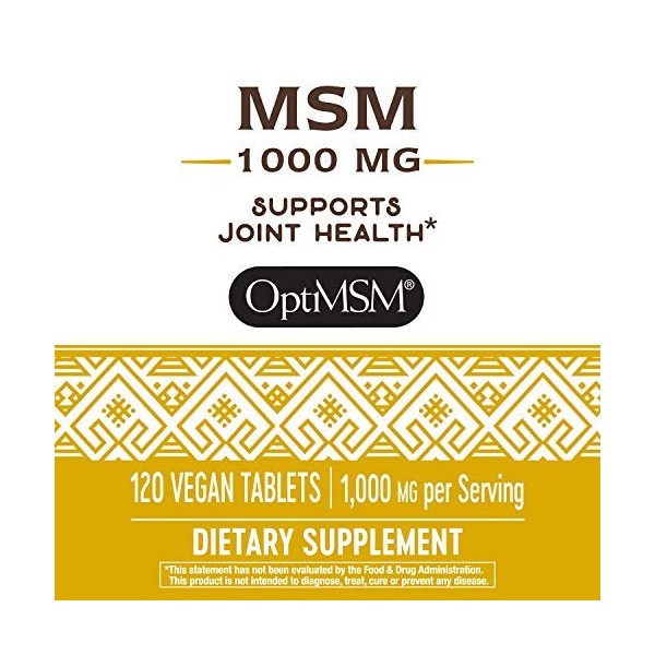 Natures Way - MSM 1000 mg - 120 Comprimés