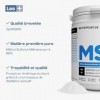 OptiMSM® MéthylSulfonylMéthane | Richesse en soufre organique • Précurseurs de glycosaminoglycane | Nutrimuscle | 150 gélul