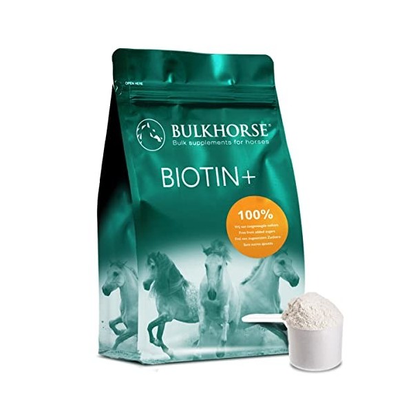 BulkHorse Biotine+ | Muscles, ÉNERGIE et Peau | Qualité Premium | 1000 grammes