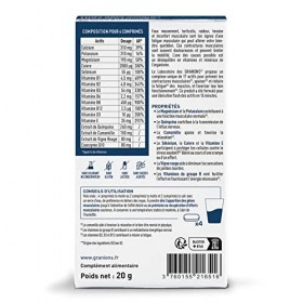 GRANIONS Décontractant Musculaire Fort | Apaise les contractures du dos, cou, cuisses, mollets I Douleurs Intenses | 5 minéra