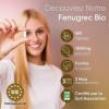 Fenugrec en Gélule de 1500 mg - 180 Gélules Pour 3 Mois - Fenugrec Bio Riche en Protéine et Vitamine - Produit Certifié par A