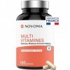 NOVOMA Multivitamines et Minéraux, 29 Vitamines & Minéraux A B C D3 E K2 + Magnésium & Zinc, 120 gélules, Complément Alimenta