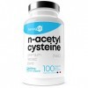 NAC N-Acetyl-Cysteine 600mg - +3 Mois de Cure - Antioxydant & Détoxifiant - Made in France - Boost Glutathion - Detox Foie & 