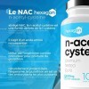 NAC N-Acetyl-Cysteine 600mg - +3 Mois de Cure - Antioxydant & Détoxifiant - Made in France - Boost Glutathion - Detox Foie & 