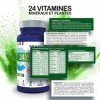 24 Vitamines GRANIONS | Oligo elements, Zinc, Magnésium, Vitamines et Minéraux | Sélénium, Coenzyme Q10, Cuivre | Energie, Im