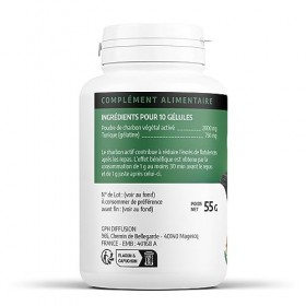 Charbon Végétal Activé - 200 mg - 200 gélules - ORGALIANE